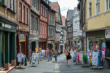 Marburg  Altstadt  Hessen  Deutschland