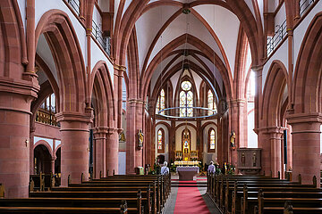 Katholische Kirche Amoeneburg  Hessen  Deutschland