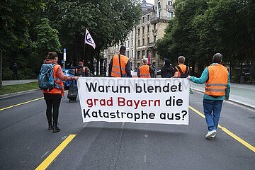 Protestmarsch der Letzen Generation München