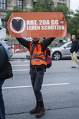 Protestmarsch der Letzen Generation München