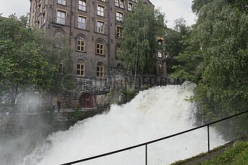 Norwegen-Oslo-Flooding