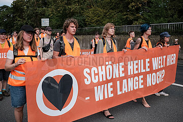 Letzte Generation: Erneuter Protestmarsch in Würzburg