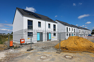 Wohnungsbau im Ruhrgebiet  Neubauviertel  Castrop-Rauxel  Nordrhein-Westfalen  Deutschland