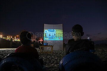 Midost-Gaza City-Open-Air-Kino