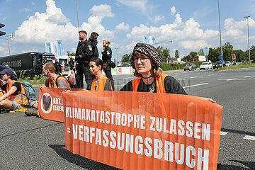 Trotz Allgemeinverfügung: Letzte Generation blockiert erneut in Nürnberg