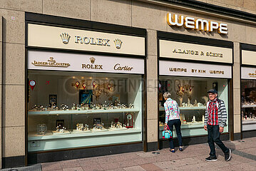 Deutschland  Duesseldorf - Juwelier Wempe an der Koenigsallee  auch genannt Koe