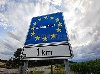Grenzuebergang Deutschland - Niederlande