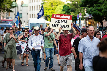 Demo gegen das Weltwirtschaftsforum WEF in München