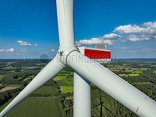 Windrad  Windpark  Dorsten  Nordrhein-Westfalen  Deutschland  Europa