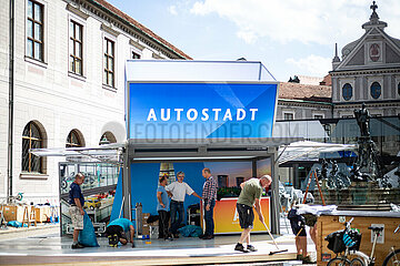 IAA Mobility Aufbau in München