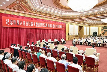 China-Beijing-Li Shulei-Symposium-Victory gegen japanische Aggression und Faschismus (CN)