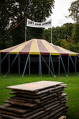 Anti-IAA Camp im Luitpoldpark in München