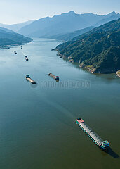 #China-Hubei-Drei Gorges Dam-Shipping-Durchsatz (CN)