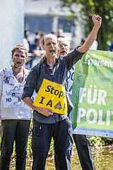 Protestaktion von Extinction Rebellion zur IAA