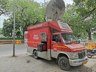 UEbertragungswagen in Indien