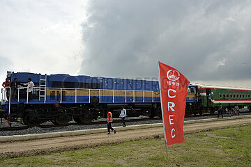 Bangladesch-Dhaka-Bri-Eisenbahn-Training-Lauf