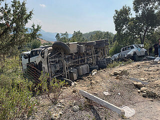 Turkiye-Kahramanmaras-Truck-Unfall