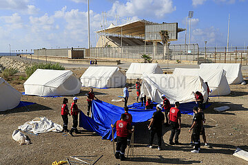 Libanon-Sidon-Refugee-Camp-bewaffnetes Zusammenstoß