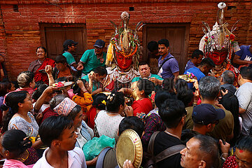 Nepal-Bhaktapur-Pancha Dan Festival
