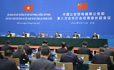 China-Beijing-Wang Xiaohong-Vietnam-Public Security Ministerial Meeting (CN)