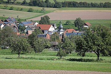 Haeuser in einem Dorf