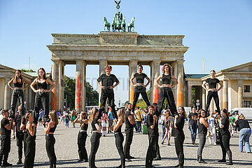 Letzte Generation: Farbanschlag auf Brandenburger Tor