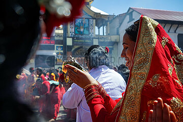 Nepal-Kathmandu-Teej Festival-Celebration