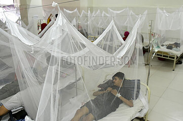 Bangladesch-Dhaka-Dengue-Patients