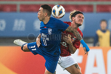 (SP)CHINA-WUHAN-FOOTBALL-AFC CHAMPIONS LEAGUE-GROUP J-WUHAN THREE TOWNS VS URAWA RED DIAMONDS