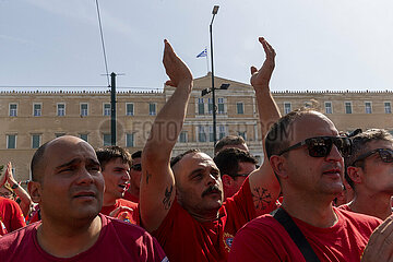 Griechenland-Athen-Strike