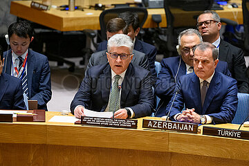 UN-SECURITY COUNCIL MEETING-CESSATION-HOSTILITIES-AZERBAIJAN-ARMENIA