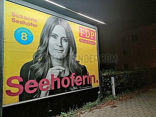 Wahlplakat fuer Susanne Seehofer