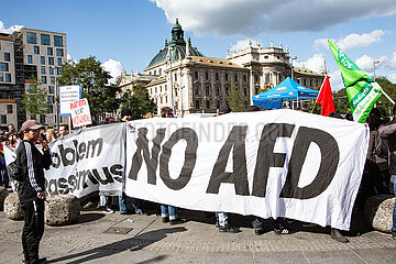 AfD-Kundgebung: Umwelt-schutz statt Klimawahn in München