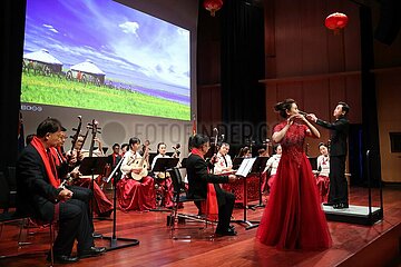 NEW ZEALAND-CHRISTCHURCH-CONCERT-TRADITIONAL CHINESE MUSIC