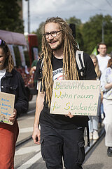 Demonstration für bezahlbaren Wohnraum in München