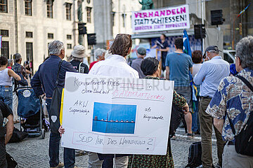 Friedensbewegung demonstriert in München