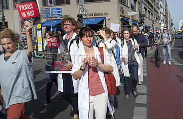 Ärzte*innen Protestaktion
