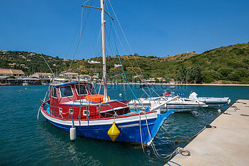Fischerhafen  Agios Stefanos  Korfu  Griechenland