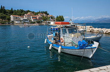 Fischerhafen  Kassiopi  Korfu  Griechenland