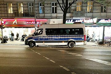 Polizei in Berlin-Neukoelln