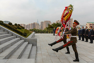 DPRK-PYONGYANG-CPV-PARTICIPATION-WAR TO RESIST U.S. AGGRESSION AND AID KOREA-73RD ANNIVERSARY