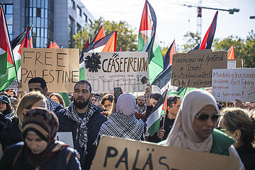 Demonstration in Solidarität mit Palästina  in München