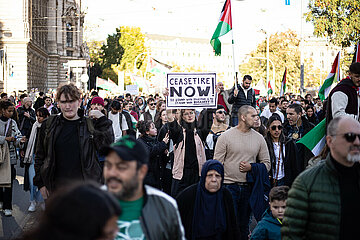 Demonstration in Solidarität mit Palästina in München