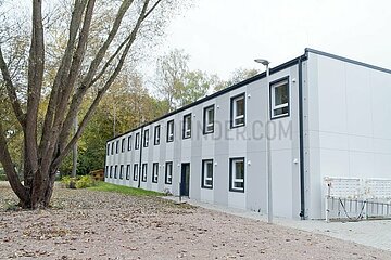 Neubau einer Flüchtlingsunterkunft in Hamburg Fuhlsbüttel