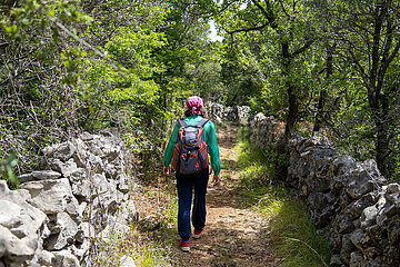 Wanderung einsame wege in Kroatien