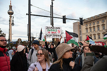 Große Palästina Demo in Berlin