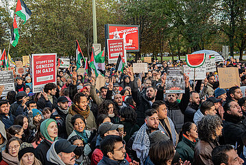 Große Palästina Demo in Berlin