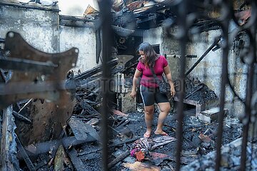 THE PHILIPPINES-MANILA-PARANAQUE CITY-FIRE