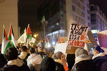 Solidarität mit Palästina Demonstration in Berlin