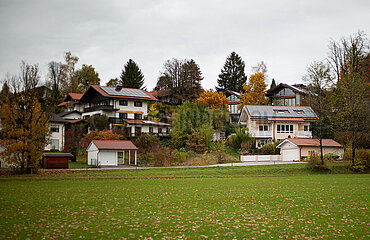 Nasser Herbstspaziergang in Murnau